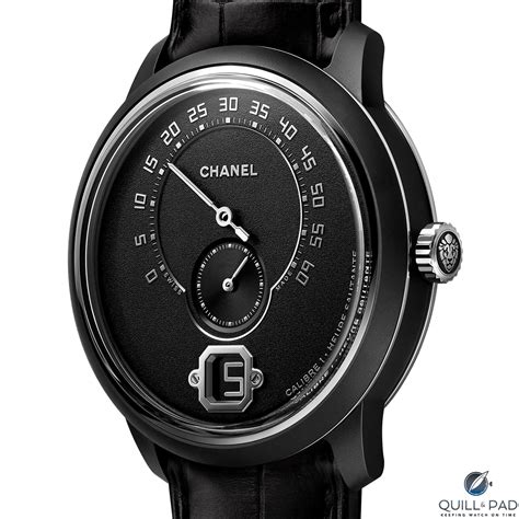 chanel monsieur edition noire watch|chanel monsieur gold.